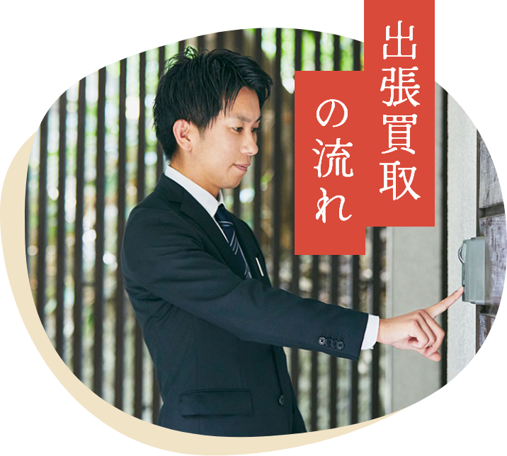 出張買取の流れ